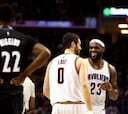 LeBron e Irving acaban con los Wolves de su 'compi' Love