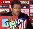 Simeone, rueda de prensa completa tras el Betis 0-5 Atlético de Madrid, cuartos de final de la Copa del Rey