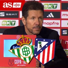 Simeone, rueda de prensa completa tras el Betis 0-5 Atlético de Madrid, cuartos de final de la Copa del Rey