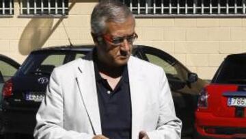 <b>CENTRADO EN GANAR. </b>Manzano, ayer en el Cerro del Espino.