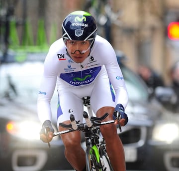 Vuelta al País Vasco - 4 de abril de 2013.  Nairo Quintana se impuso en la etapa 4 y se quedó con el triunfo de la carrera. 