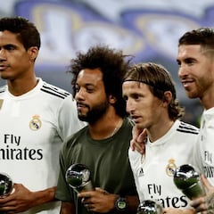 Modric, Courtois, Varane, Marcelo y Ramos ofrecen sus 'The Best'