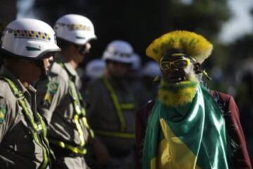 Las imágenes del Brasil-Panamá