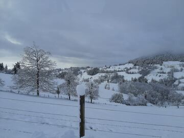 Nieve en Cangas del Narcea (Asturias)