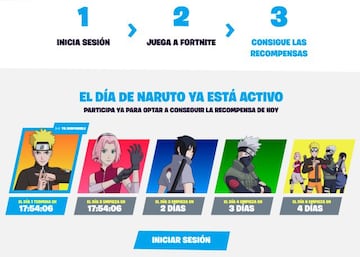 Desafíos de El Nindo de Naruto en Fortnite