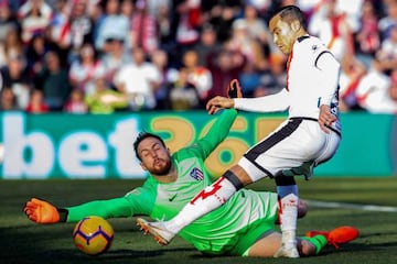 De Tom&aacute;s no pudo superar al Atl&eacute;tico y a Oblak.