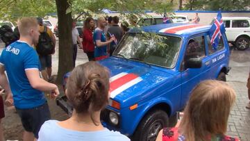 El épico viaje de islandés para apoyar a su selección