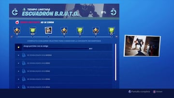 Fortnite Battle Royale - Temporada X: gu&iacute;a de desaf&iacute;os de Escuadr&oacute;n B.R.U.T.O.