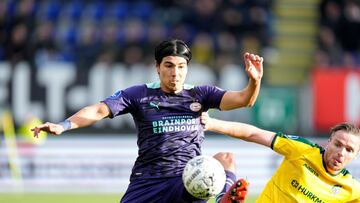 Erick Gutiérrez fue titular en el triunfo del PSV ante el Fortuna Sittard