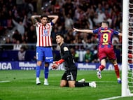 04/04/26 PARTIDO PRIMERA DIVISION
ATLETICO DE MADRID - BARCELONA
GOL 1-2 ROBERT LEWANDOWSKI
TRISTEZA GIMENEZ MUSSO