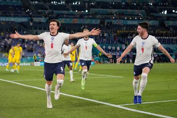 Maguire marcó al inicio de la segunda parte el 0-2.