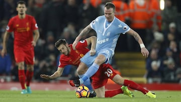 Sigue en directo y online el partido entre Liverpool y Stoke City