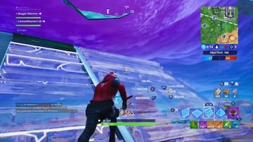 Construimos estructuras con el skin Señor X equipado