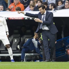 Vinicius aprieta a Solari