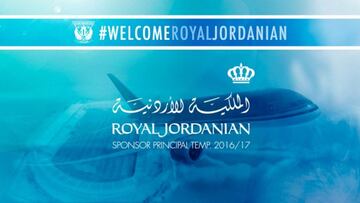 Nueva sponsor del Leganés ante el Madrid : Royal Jordania