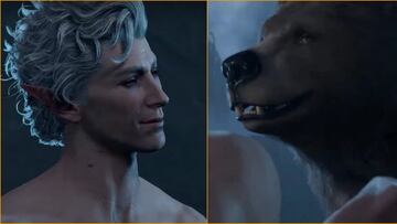 baldurs gate 3 relaciones sexo romances oso animales rpg larian