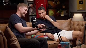 La graciosa reacción de Cristiano a los alocados retos de MrBeast
