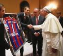 El papa Francisco recibió al Bayern Múnich de Pep Guardiola