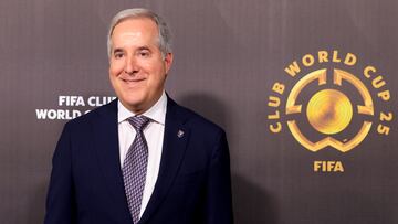 Miami (United States), 05/12/2024.- Inter Miami managing owner and president of Real Zaragoza Jorge Mas arrives for the FIFA Club World Cup 2025 Draw in Miami, USA, 05 December 2024. FIFA's new club competition will be played for the first time from 15 June to 13?July 2025 in 12 stadiums across the USA. (Mundial de Fútbol) EFE/EPA/CRISTOBAL HERRERA-ULASHKEVICH