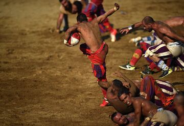 Las imágenes más salvajes del Calcio Storico Fiorentino