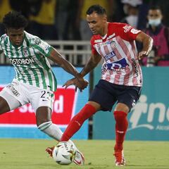 Nacional y Junior empatan con dos golazos en el Atanasio