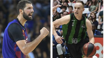 Nikola Mirotic y Klemen duelo de 'artilleros' en Badalona.