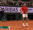 Es el punto del torneo: momento difícil de Djokovic y lo que ocurre no lo firma ni un extraterrestre