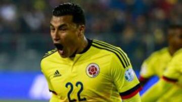 Jeison Murillo, autor del &uacute;nico gol de Colombia en la Copa Am&eacute;rica de Chile 2015
