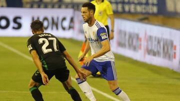 Burgui, en el partido contra el Elche del domingo pasado.