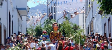 Agaete, en el norte de la isla de Gran Canaria, celebra esta fiesta en honor a la Virgen de las Nieves, declarada de Interés Turístico Nacional. La tradición consiste en el baile de miles de danzantes que recorren las calles al ritmo de la música agitando ramas en el aire hasta llegar al santuario de la Virgen. Es común ver cómo los participantes golpean el mar con las ramas. Se hace en recuerdo del rito aborigen con el que se supone que antiguamente los canarios pedían lluvias a los dioses. El evento termina con la ofrenda religiosa de las ramas a la Virgen. Los bailes se realizan cada año el 4 de agosto. Al día siguiente, la fiesta continúa con una romería que lleva a la Virgen de las Nieves desde su ermita a la parroquia de Nuestra Señora de la Concepción en Agaete. Allí permanece un par de semanas hasta que es devuelta a su ermita.