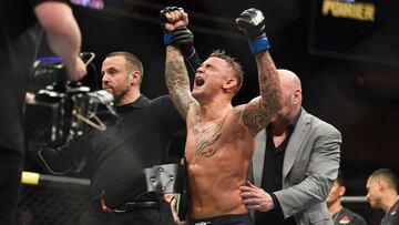 Dustin Poirier vence a Max Holloway en el UFC 236.