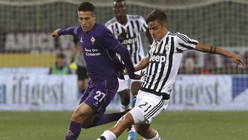 Cristian Tello con la Fiorentina.