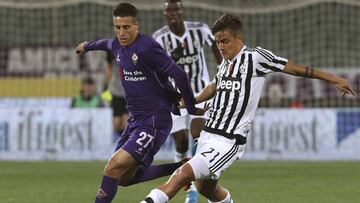 Cristian Tello con la Fiorentina. 