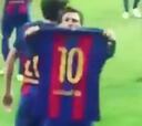 Los gritos de la grada a la que Messi le enseñó la camiseta