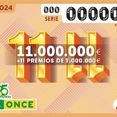 11 del 11 de la ONCE: comprobar los resultados del sorteo de hoy, lunes 11 de noviembre