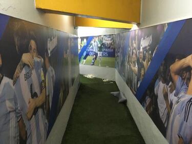 Así lucen los vestuarios de la Bombonera antes del choque