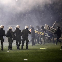 Todos los partidos de la liga griega se celebrarán a puerta cerrada durante dos meses