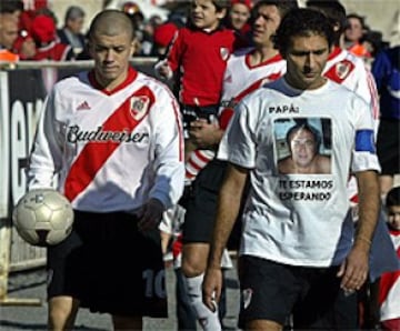 Histórico volante de River Plate, fue capitán del equipo campeón del Clausura 2003.