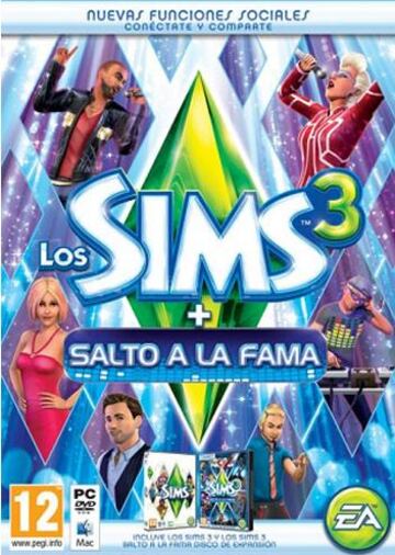 Carátula - Los Sims 3: Salto a la Fama (PC)