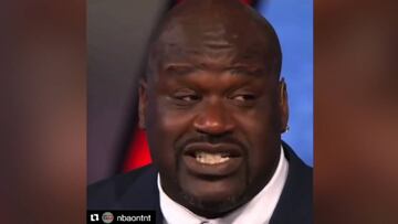Shaq es un showman: se marca una locura en directo y se le queda esta cara