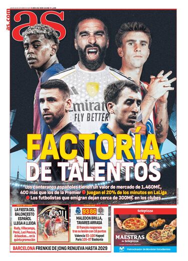 Las portadas de AS de octubre