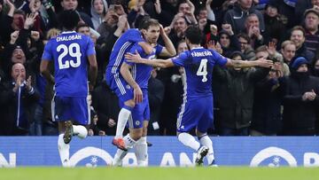 Ivanovic celebra un gol.