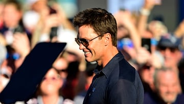 The New England Patriots honored Tom Brady with a statue outside of Foxborough Stadium on Saturday, and the GOAT took a swipe at a former division rival.