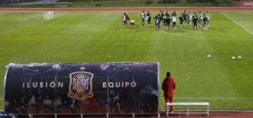 Selección Española: el entrenamiento en imágenes