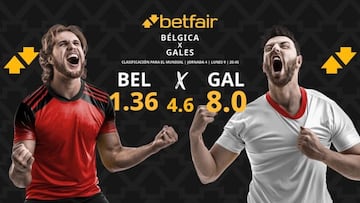 Bélgica vs. Gales: horario, dónde ver, pronósticos y clasificación