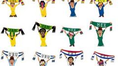 Facebook impone stickers para la próxima Copa América