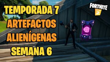Fortnite: artefactos alienígenas de la Semana 6 de la Temporada 7