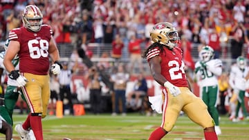 The San Francisco 49ers scored on their final eight possessions to ease past Aaron Rodgers and the New York Jets to close out Week 1 from Levi's Stadium.