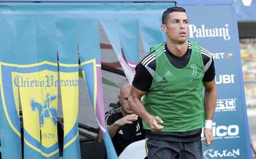 El debut de Cristiano con la Juve en imágenes