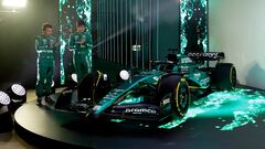 Presentación del AMR23, monoplaza de la escudería Aston Martin para la temporada de Fórmula 1 2023.